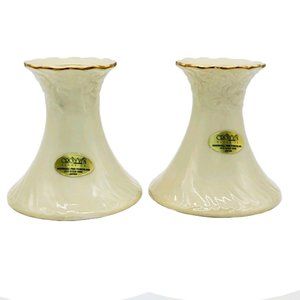 Crown Classics Whitehall Porcelain Candle Holders